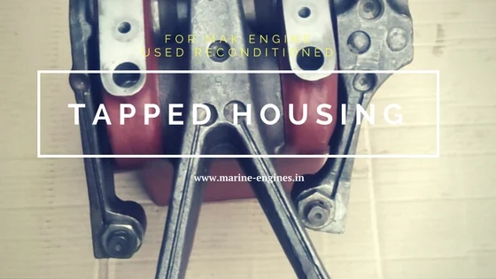 Tapped Housing, Marine engine Spare Parts, Shipspares, used, reconditioned, Ship parts, main engine, MAK engine spare parts for sale, reusable, for sale, stock, supplier, sell