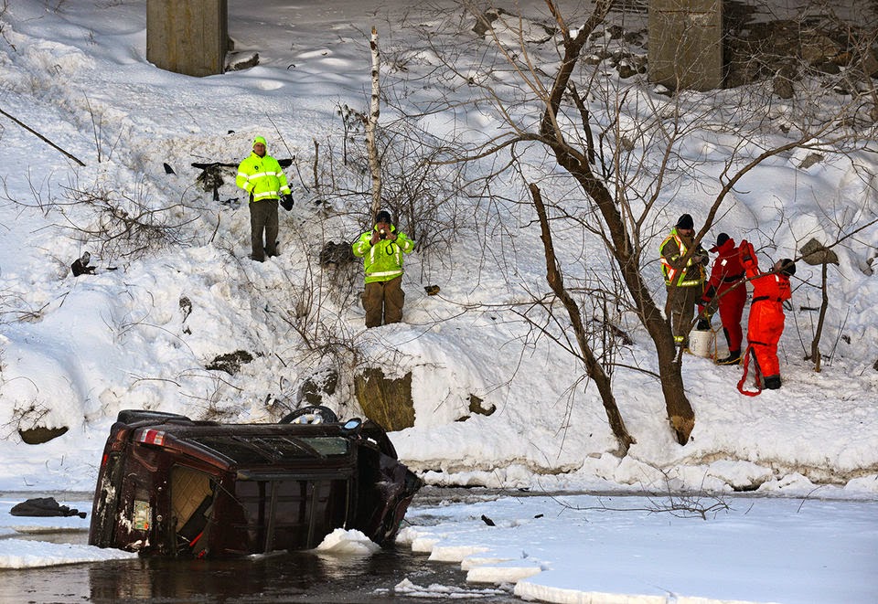 MEC&F Expert Engineers AN SUV WENT OFF THE MASS PIKE AND INTO THE