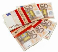Fajos de billetes de 50 euros