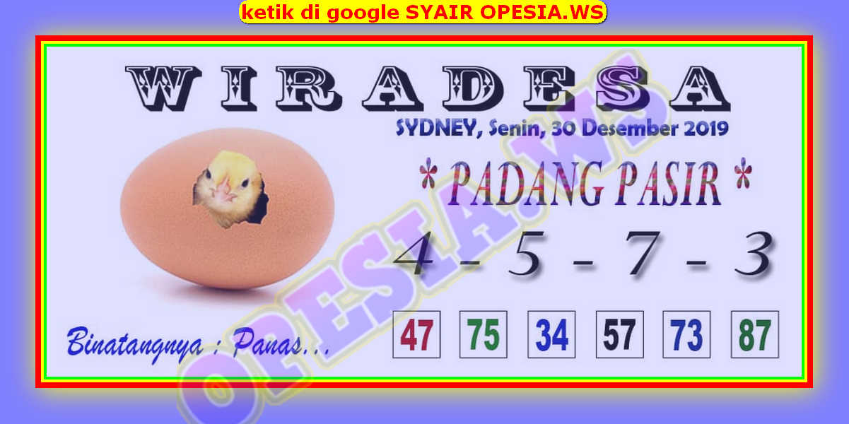 1 New Message Kode Syair Sydney 30 Desember 2019 Forum Syair Togel Hongkong Singapura Sydney