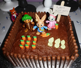 Peter Rabbit birthday cake
