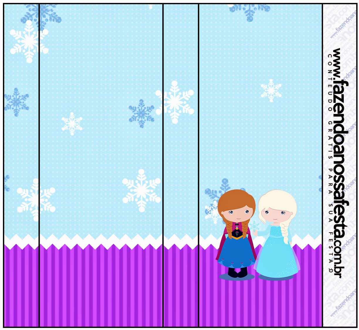 Frozen Niñas en Navidad: Etiquetas Candy Bar para Imprimir Gratis. Etiquetas de Frozen Niñas en Navidad para imprimir gratis.