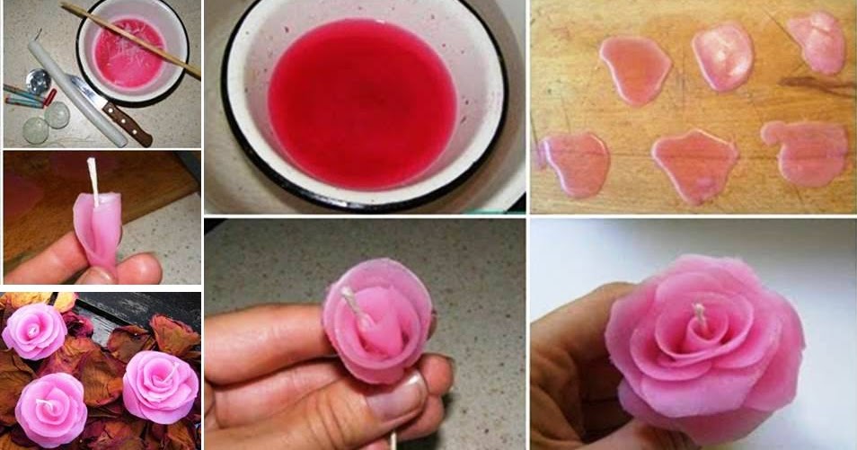 How to Make Creative DIY Candle Wax Rose in Easy Steps