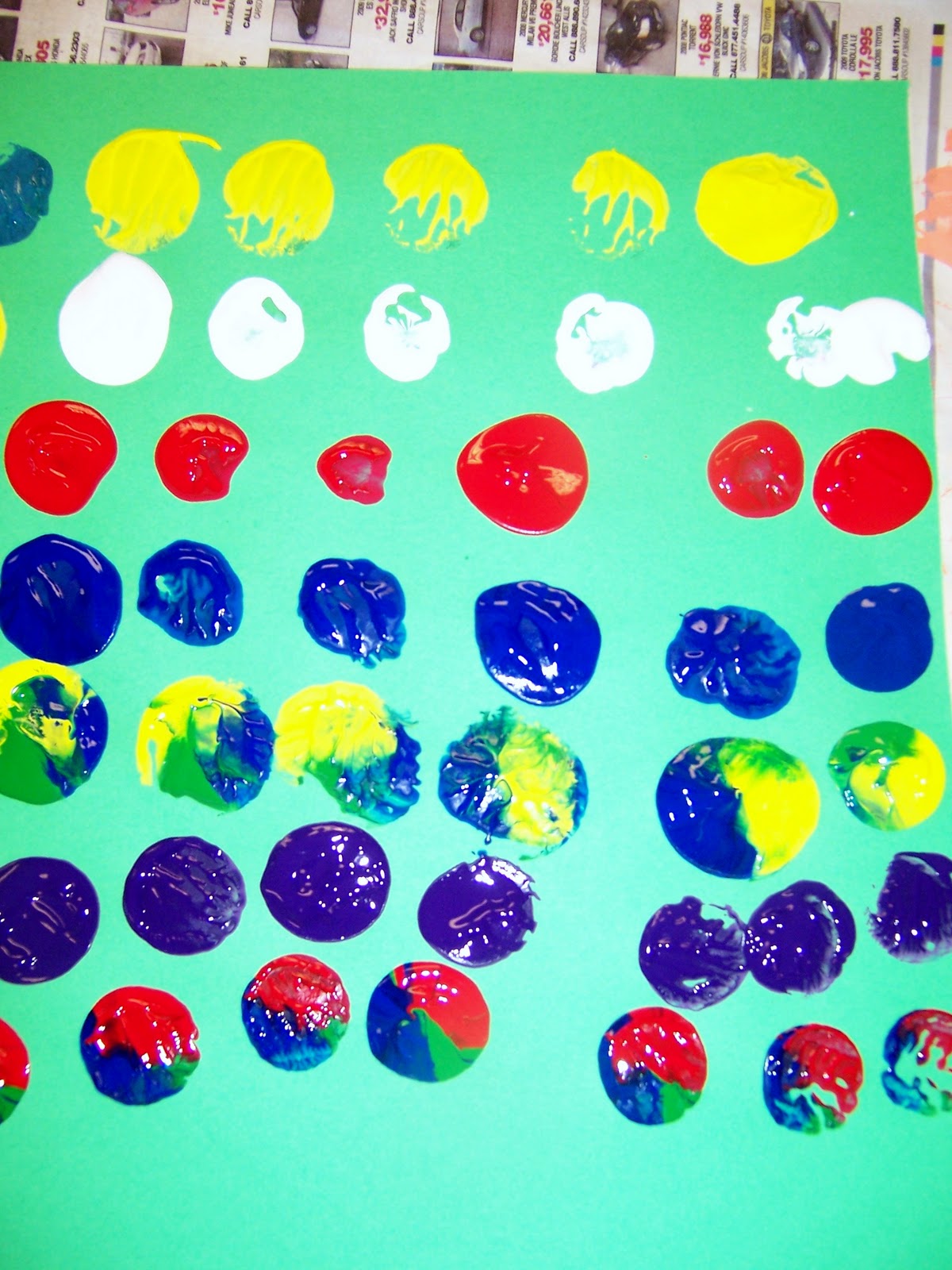 art & ideas that grow Polka Dot Painting