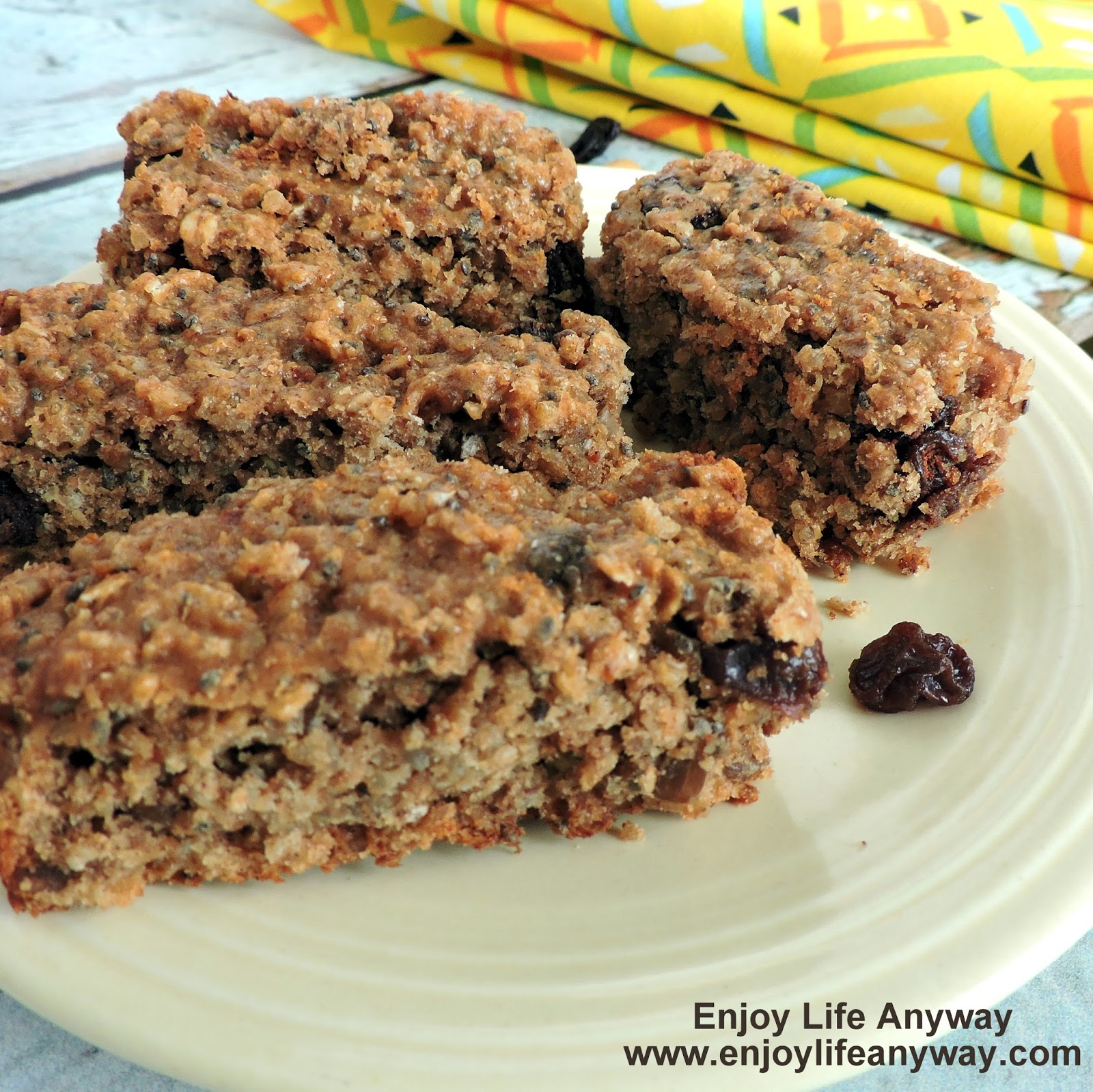 Enjoy Life Anyway Healthy Easy Quinoa Breakfast / Snack Bars