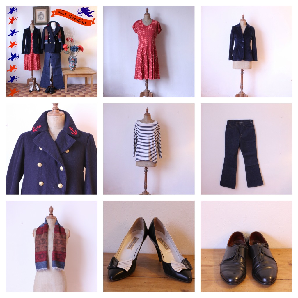 Marylou Vintage vêtements vintage: Saint-Valentin Vintage