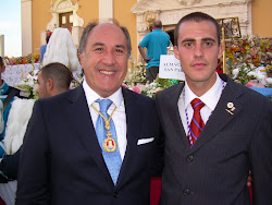 Alcalde de Algeciras con Presidente Casa de Ceuta en Algeciras en las Fiestas Patronales 2011