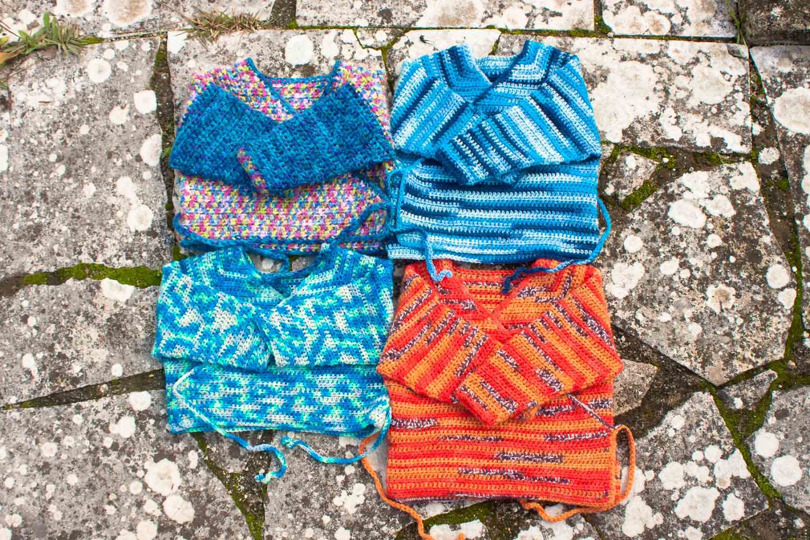 Days of Yarning Baby Kimono Wrap