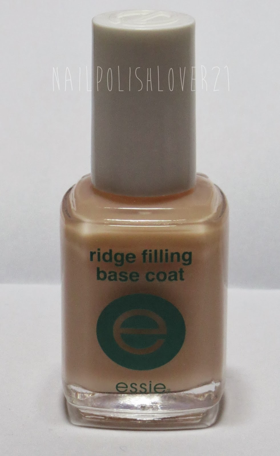 Nail Polish Reviews + Swatches! Essie Ridge Filling Base Coat Review