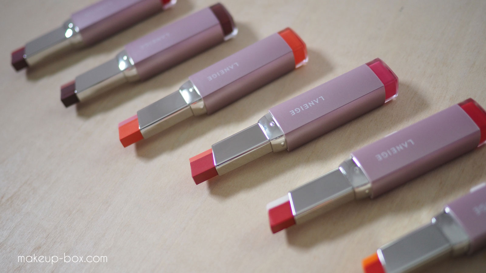 The Makeup Box LANEIGE Two Tone Matte Lip Bars