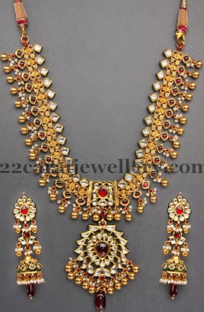 Trendy Kundan Tussi Necklace - Jewellery Designs