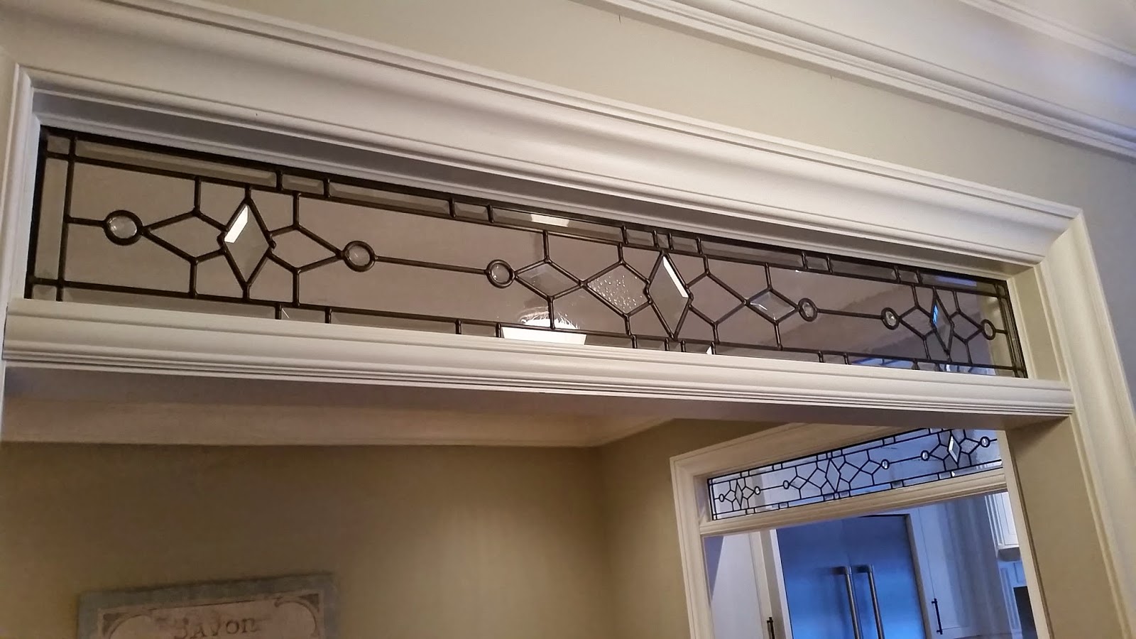 Glassworks Studio Leaded Glass Transoms in New but Classic Build