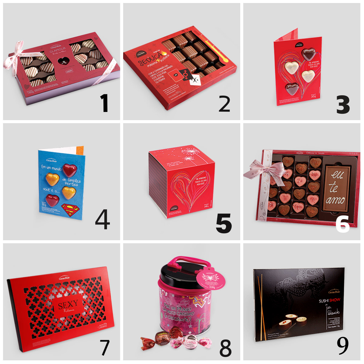 Buscas Top Saiba o preço dos chocolate Cacau Show para o dia dos