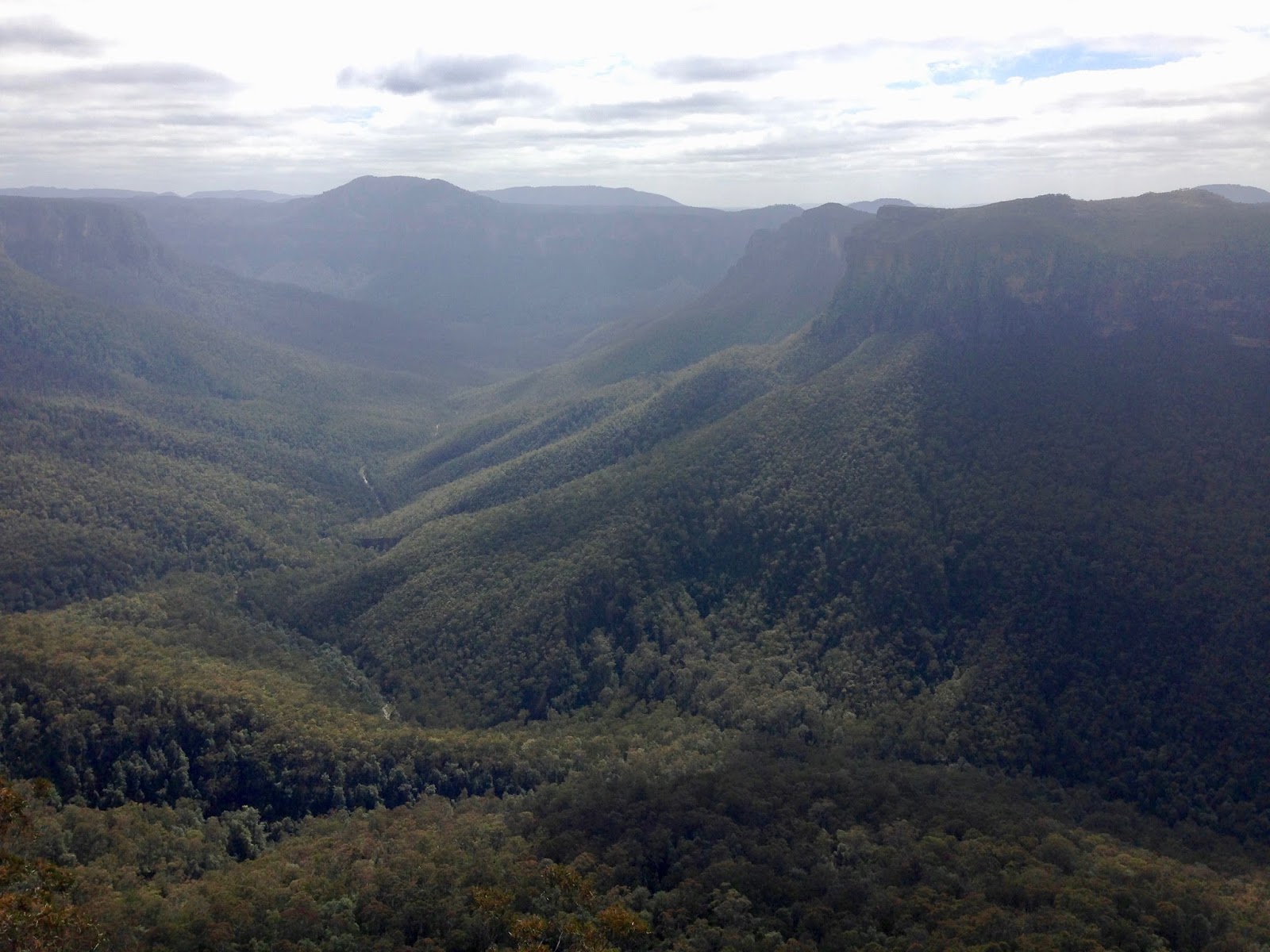 Al otro lado del Pajares Evans Lookout Junction Rock Govetts Leap