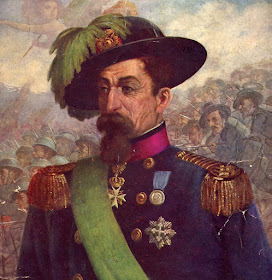 A painting, by an unknown artist, that shows General Alessandro La Marmora, in his Bersaglieri uniform
