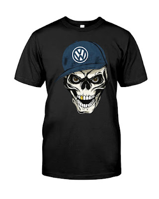 VW SKULL CAP DOUBLE SIDED T SHIRT HOODIE SWEATER