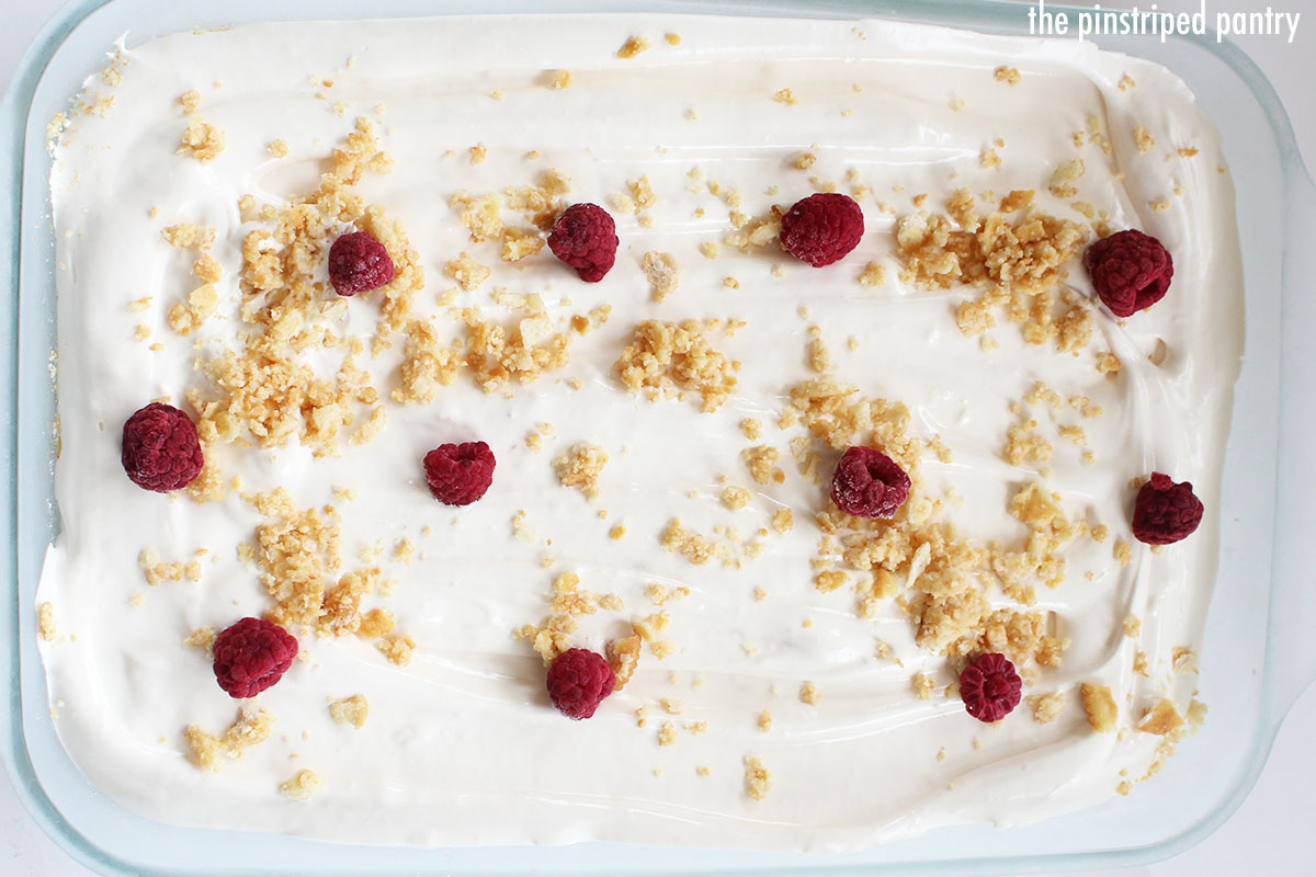 The Pinstriped Pantry NoBake Raspberry Lemonade Dessert