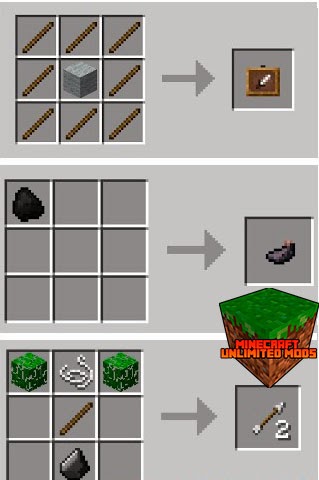 Simple Recipes Mod craftings