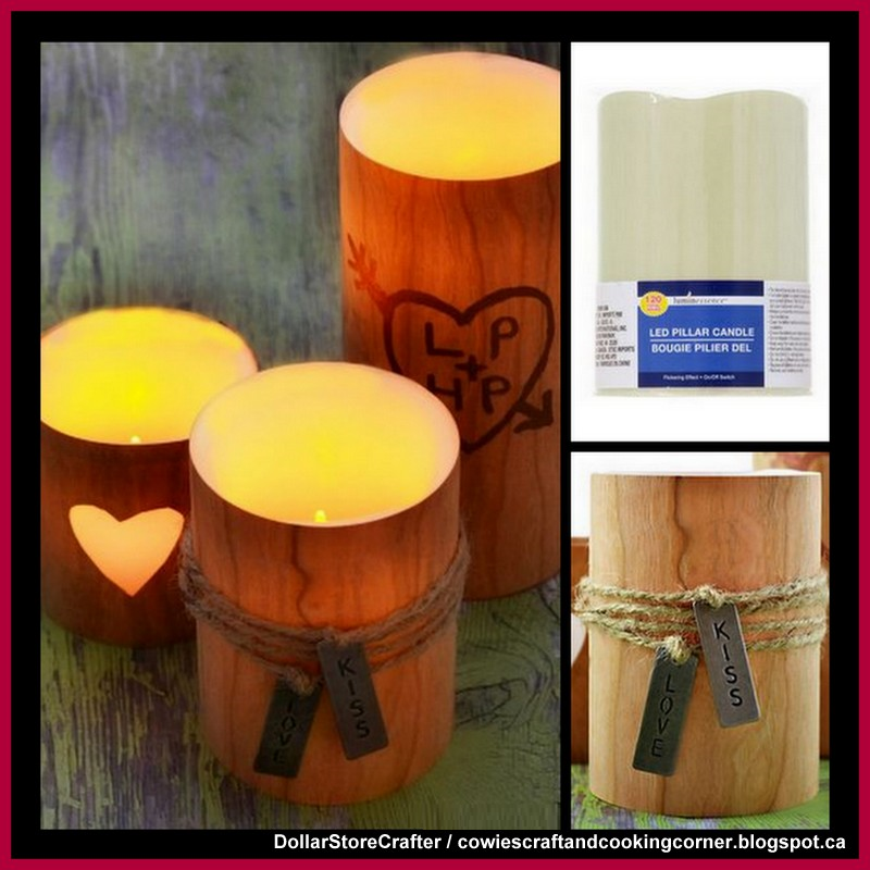 Dollar Store Crafter Turn Dollar Tree Flameless Candles Into A Faux