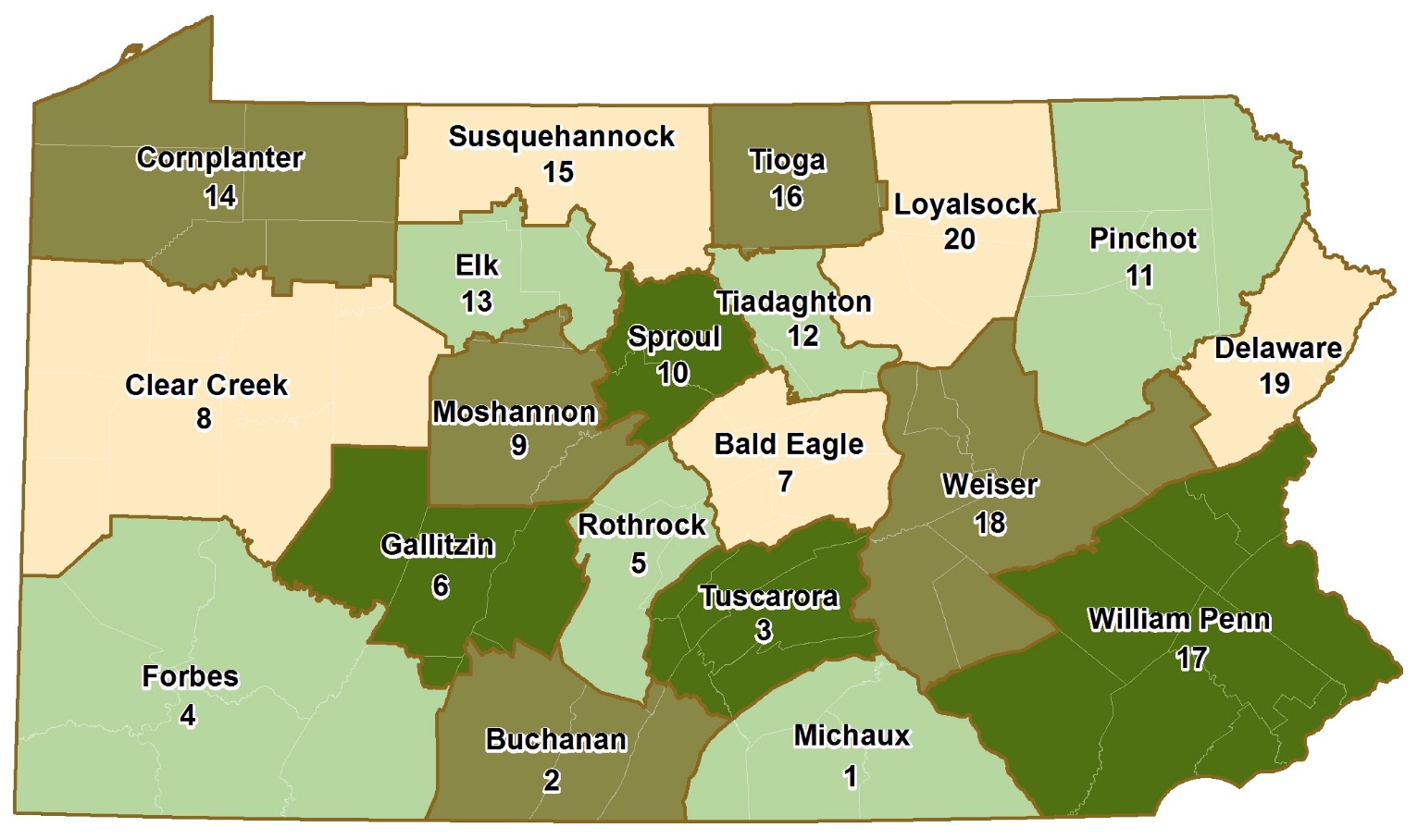 PA Environment Digest Blog DCNR Schedules Last 4 State Forest District Management Plan Meetings