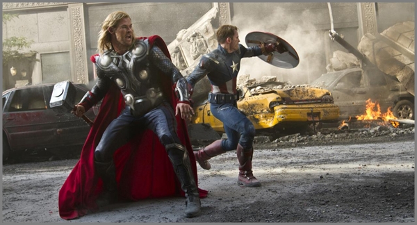 Captain America and Thor, The Avengers