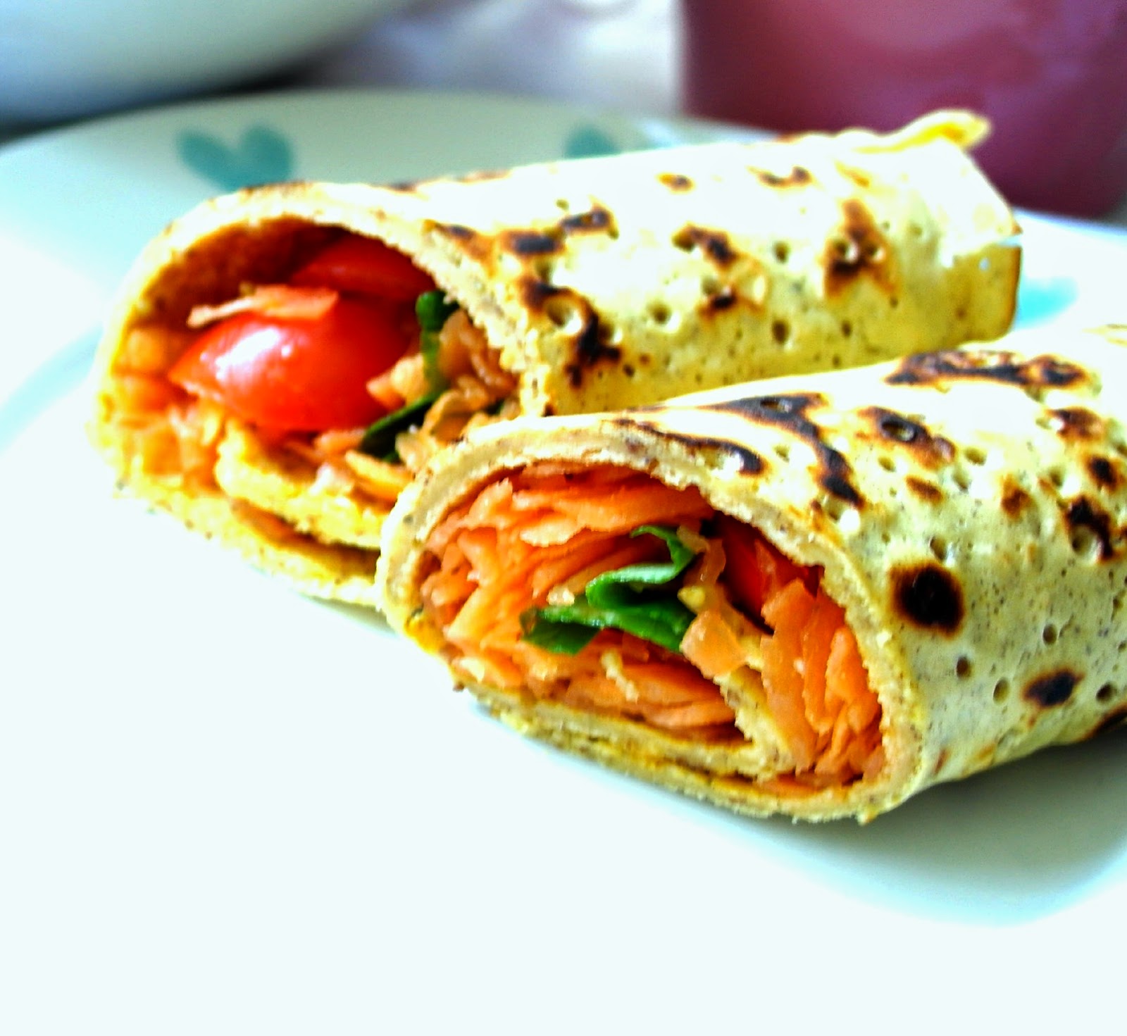 Touch wood Тортиљи од брашно од леблебија / Chickpea flour wraps