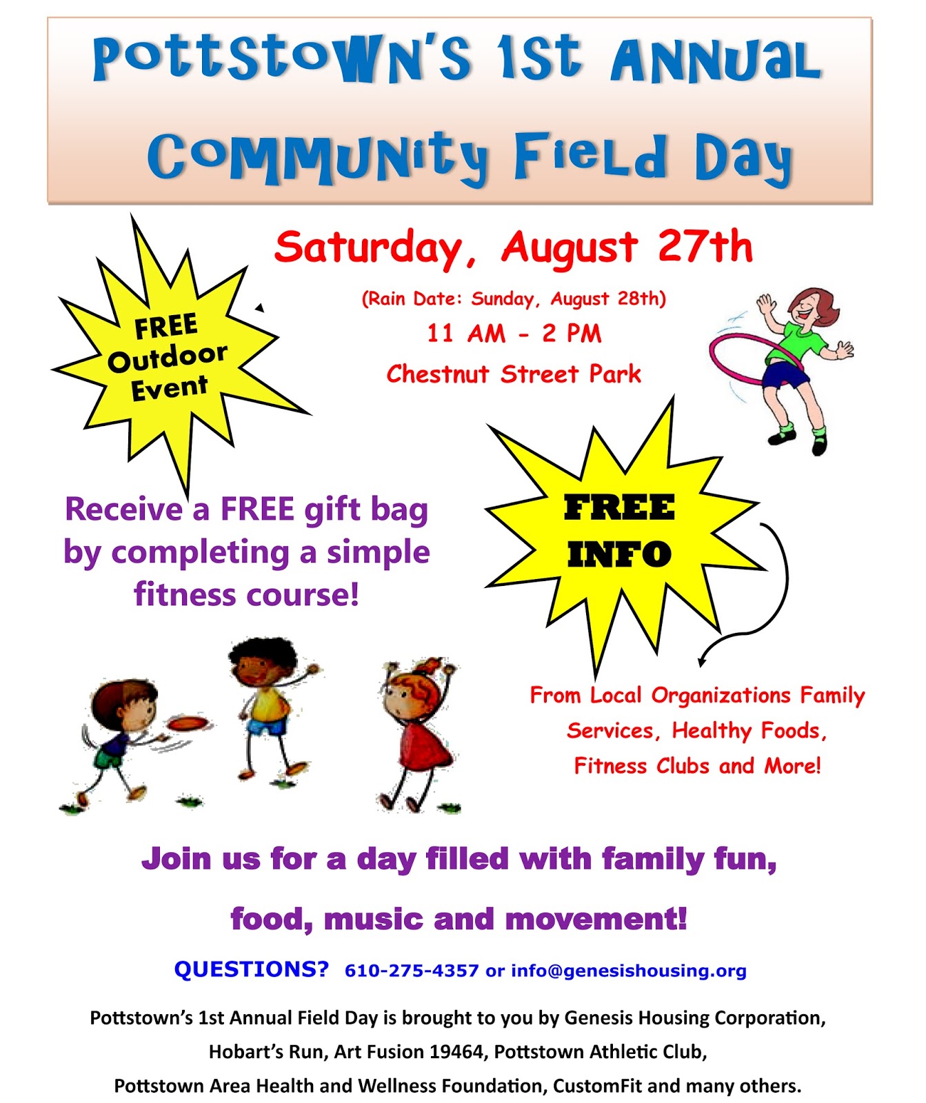 Digital Notebook Pottstown is Having a Field Day, Be Part of It