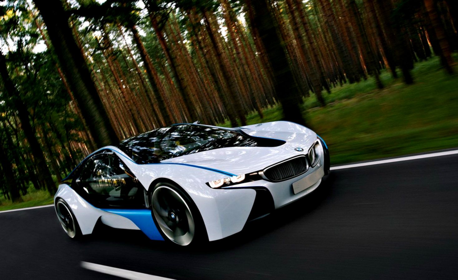 Bmw I8 Black Dektop Wallpaper Wallpapers 4k