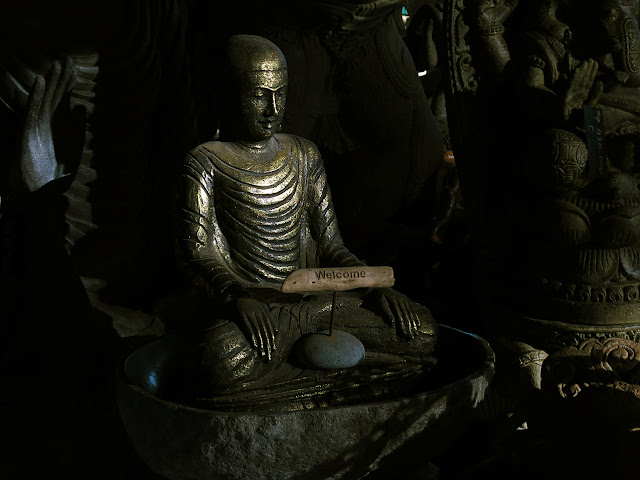 Bali style Buddha sitting