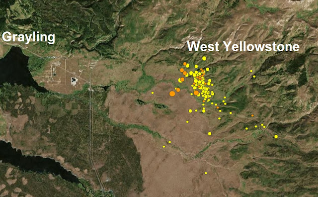 It's the largest earthquake in Yellowstone National Park since 2014 as a swarm of 130 small quakes h Untitled