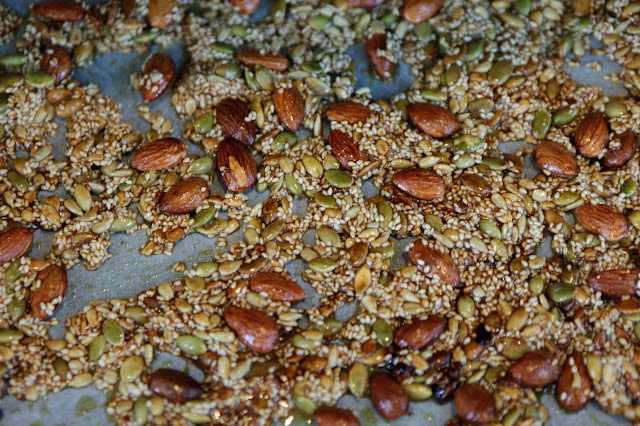 Spicy Nut and Seed Brittle (Snaps)