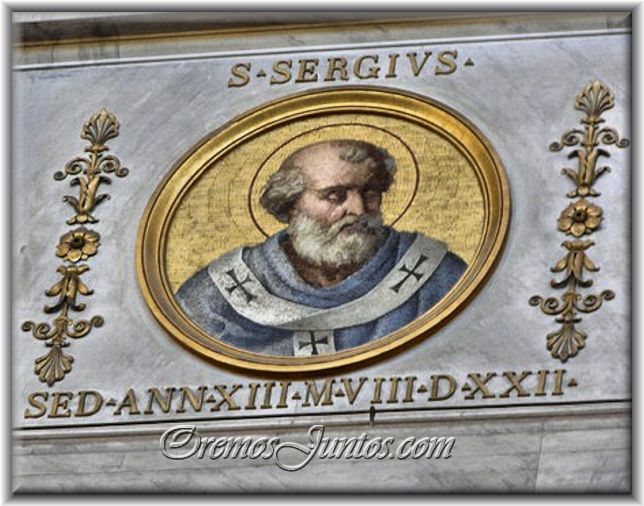 Los Papas, Vicarios de Cristo San Sergio I, Papa