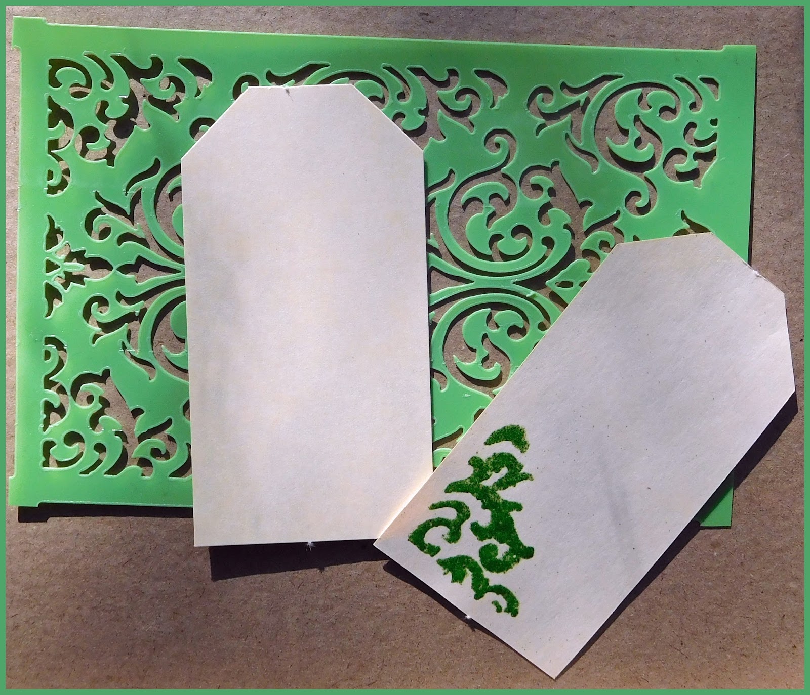 Paper Trek HEAT EMBOSSING WITH STENCILS