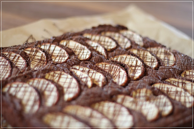 Mein Leben und das Backen...: Schokoladen-Apfel-Kuchen aus Jeannys ...