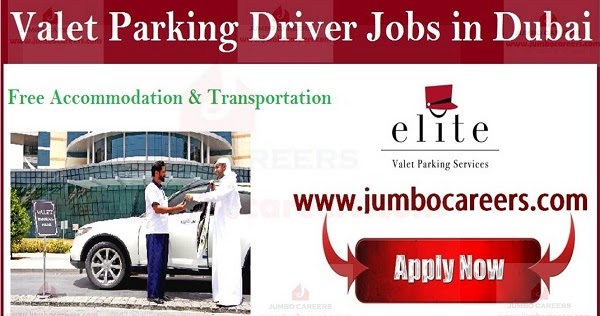 Valet Parking Driver Jobs in Dubai 2019 with Free