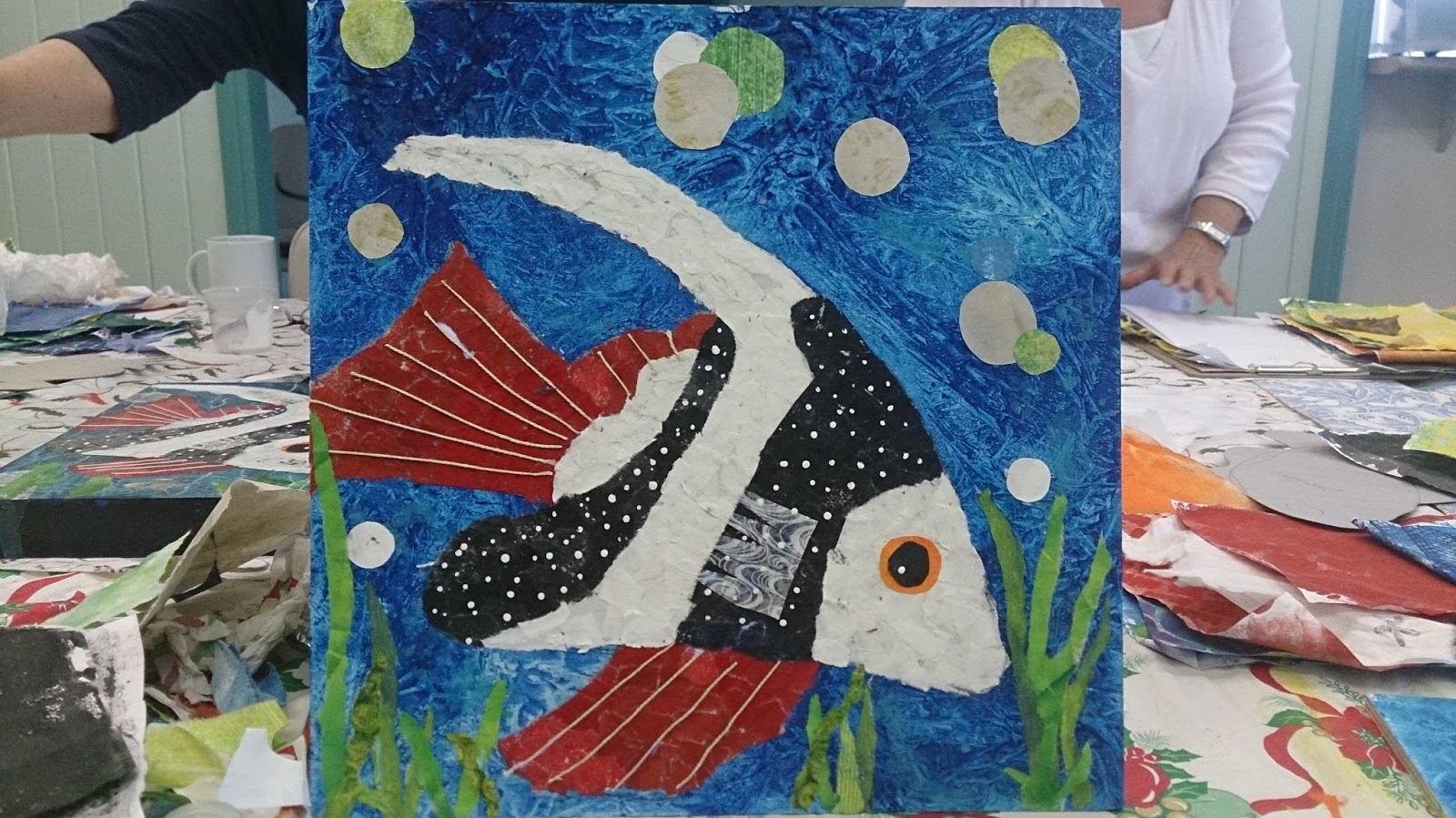 Mt Perry Arts Group Inc. Paper Painting Collage