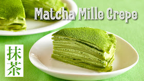 Matcha Mille Crepe Cake