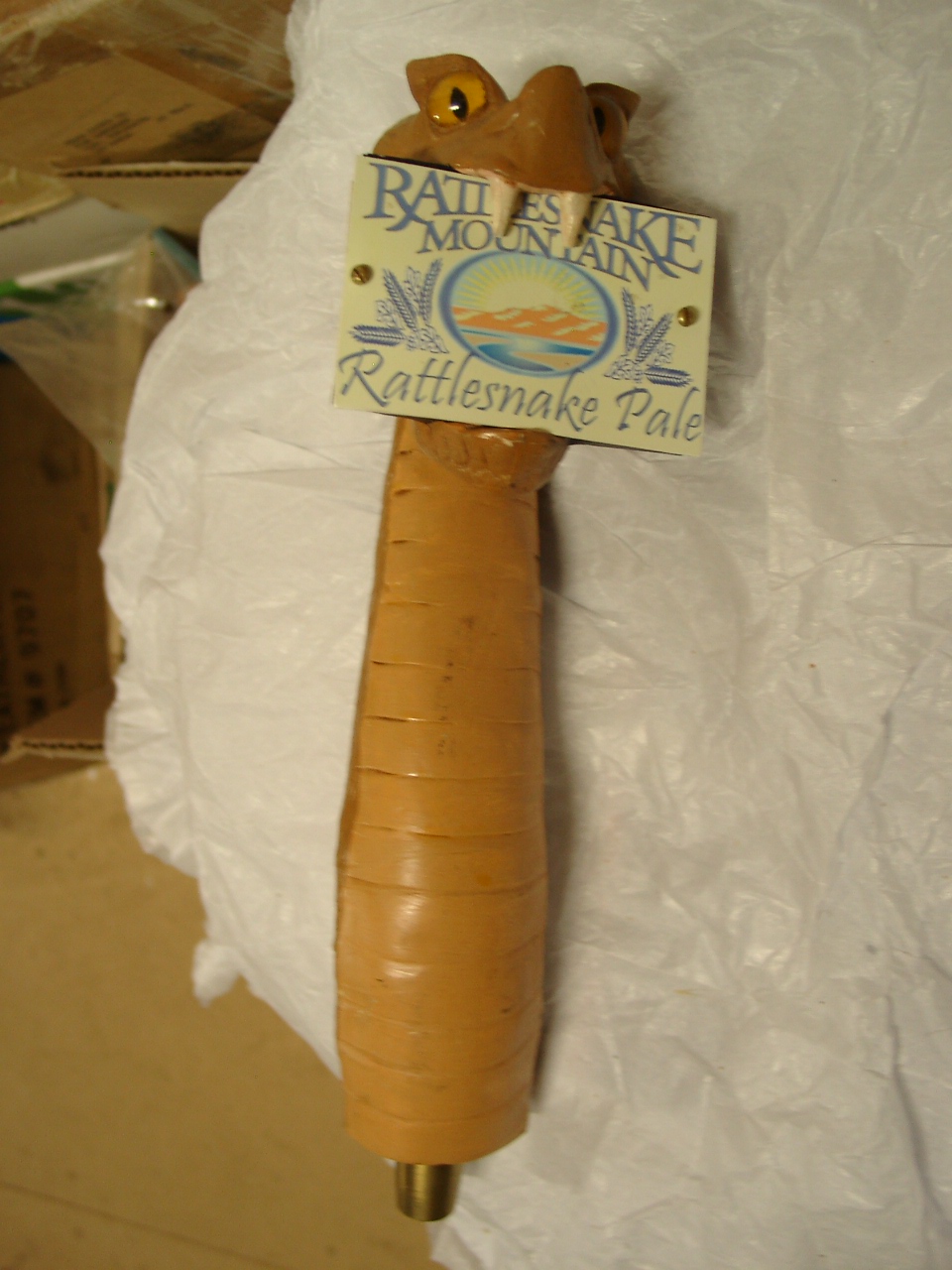 Tap Handle 68 Rattlesnake Mountain Rattlesnake Pale