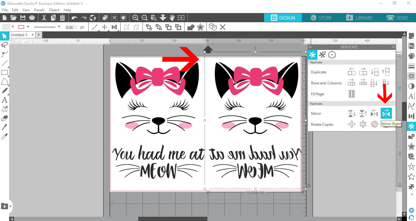 How to mirror an image in Silhouette | Design Bundles