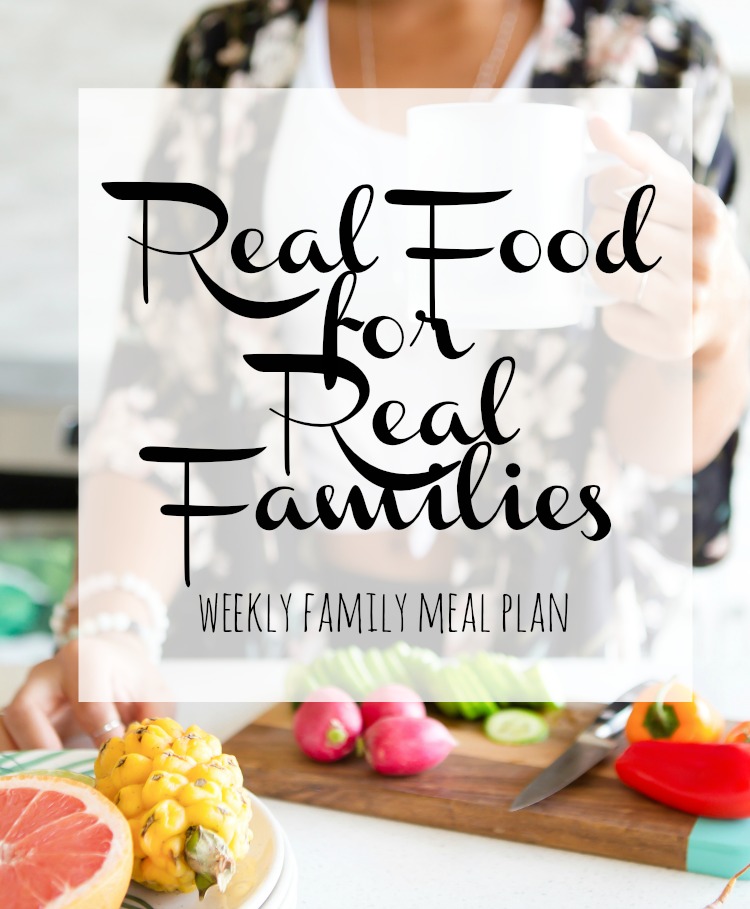 Weekly Family Meal Plan October 16 2017