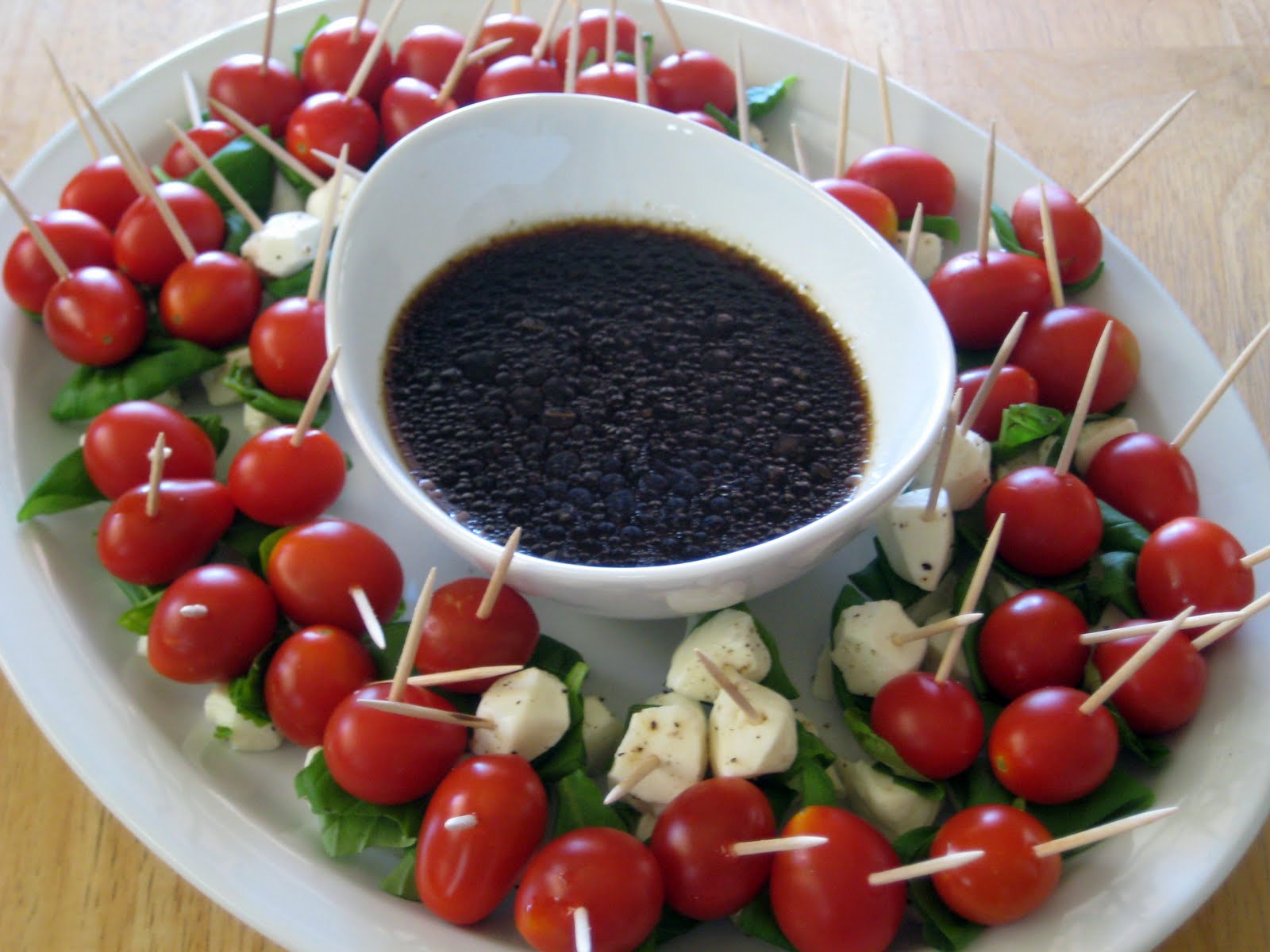 Dinner with the Welches: Caprese Salad Bites