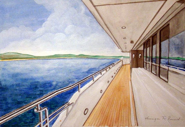 Veronique Renard Visual Artist Private Motor Yacht