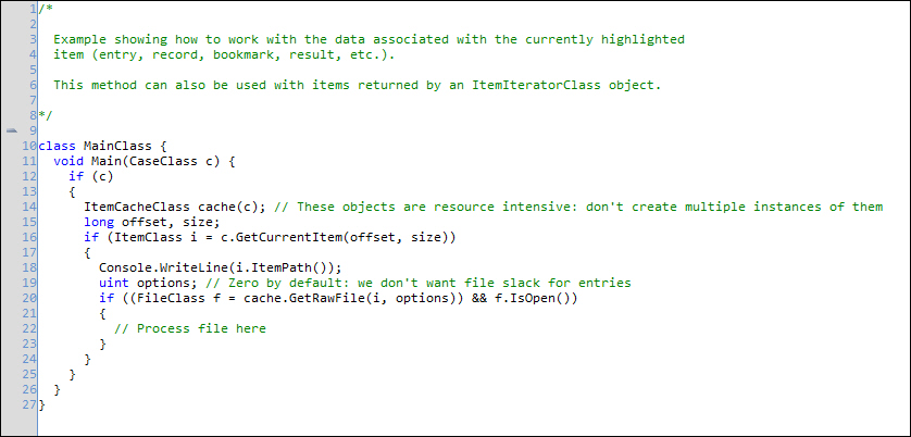 EnCase Enterprise Blog: EnScript Changes From EnCase Version 6 to Version 7