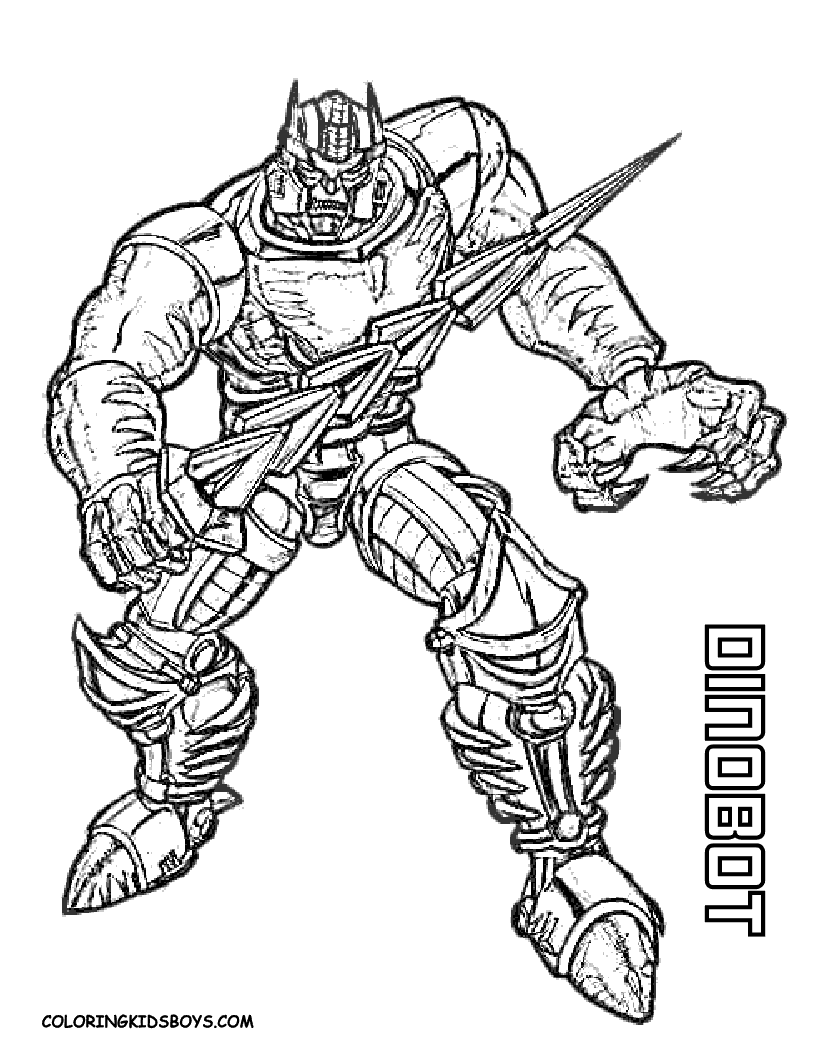dinobot-transformers-coloring-pages-disney-coloring-pages