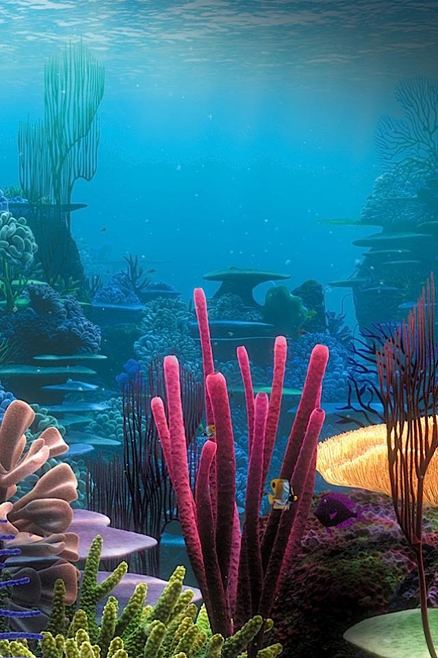 Underwater World Render  Android Best Wallpaper