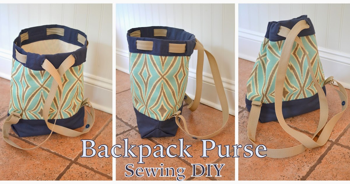 diy backpack purse