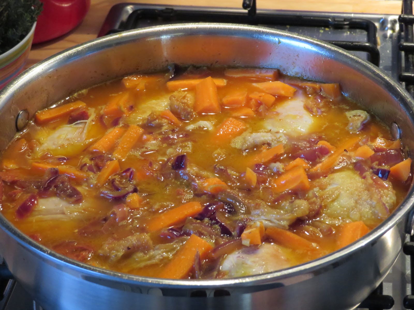 Времена года / Four seasons Minty Carrot Chicken from Claudia Roden.