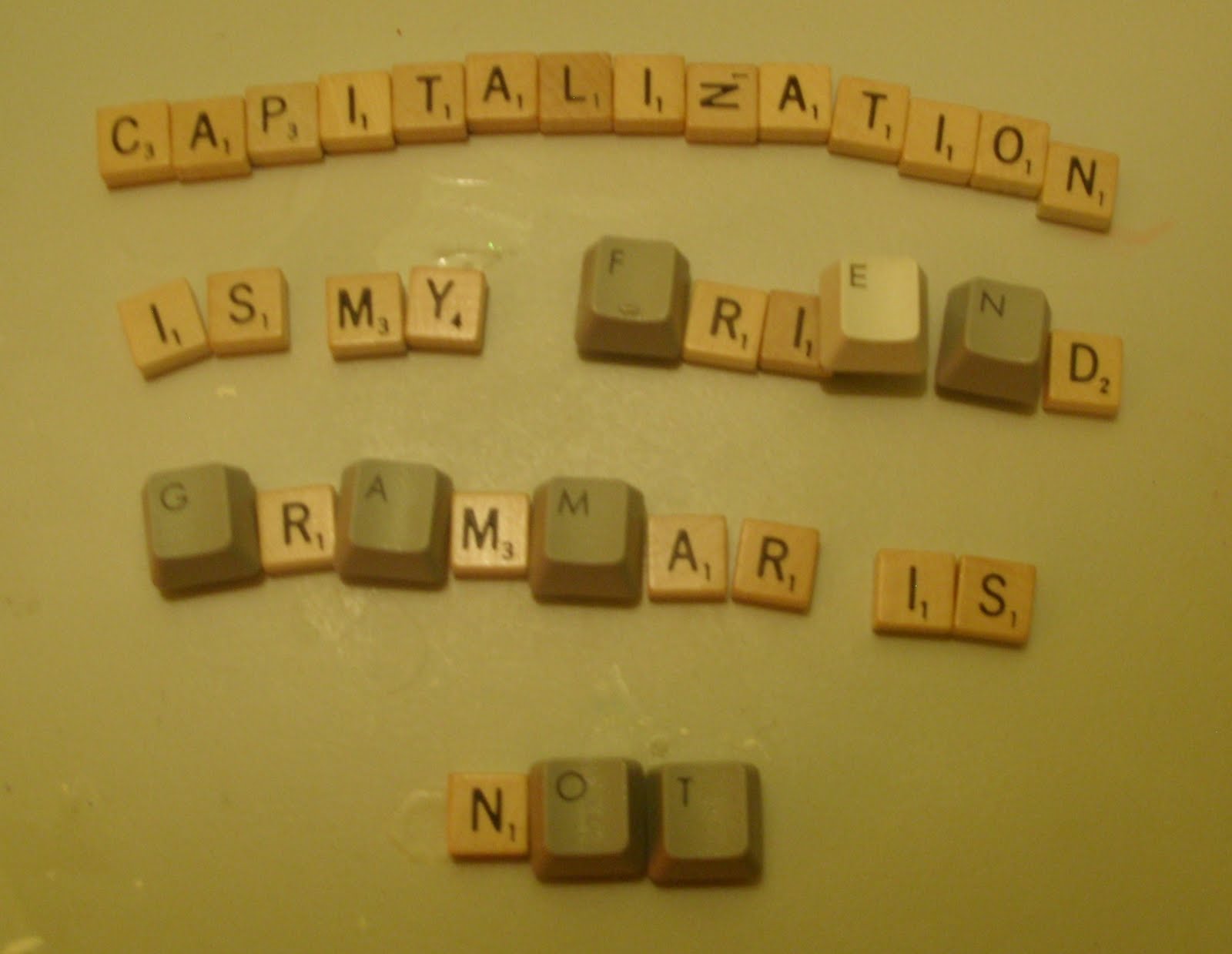 Everything But Math Capitalization Is my Best friend!