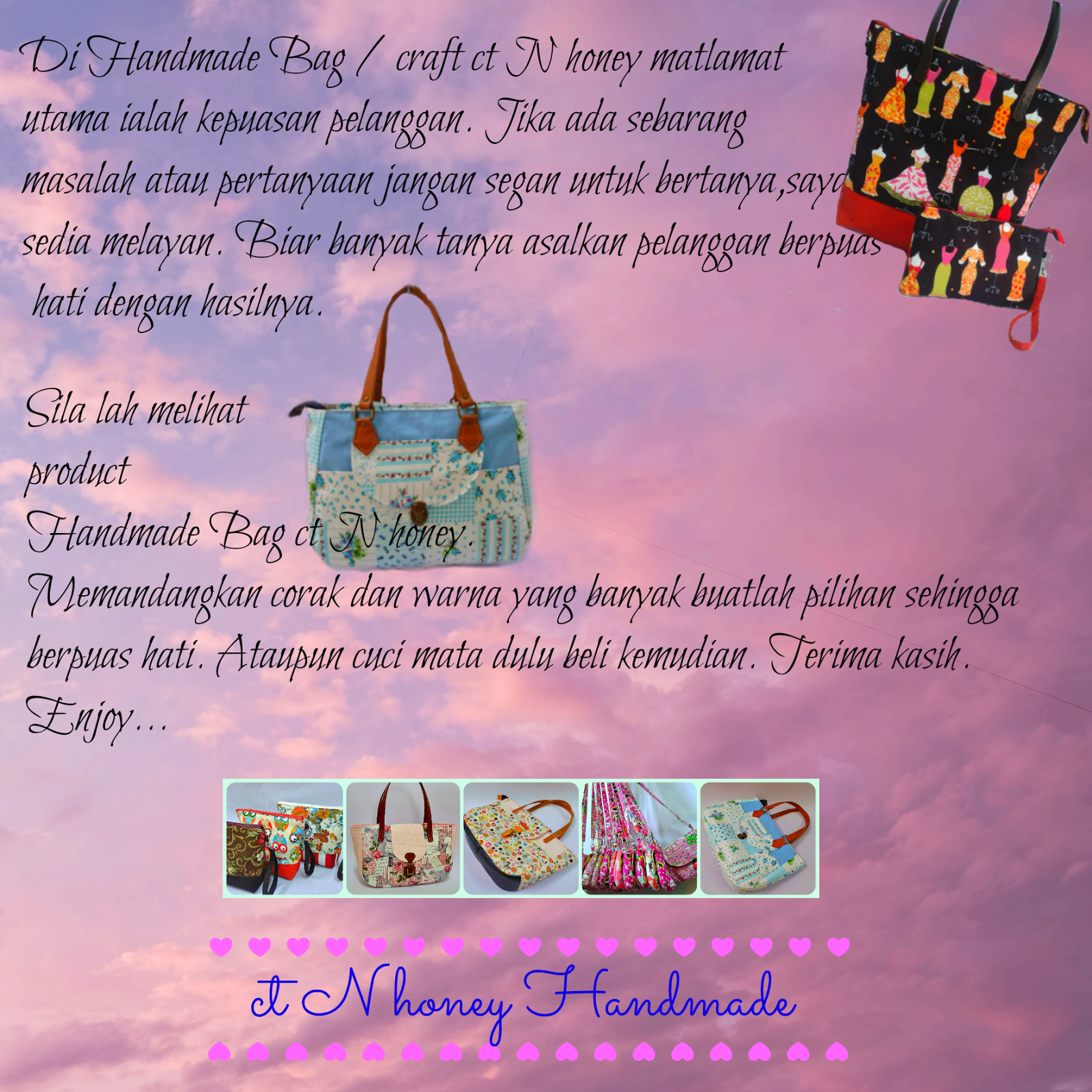 ctnhoney ct N honey HANDMADE BAG