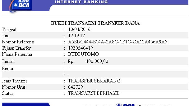 Transfer Dana Dari Bca / Cara Transfer Saldo Dana Ke Rekening Bank
